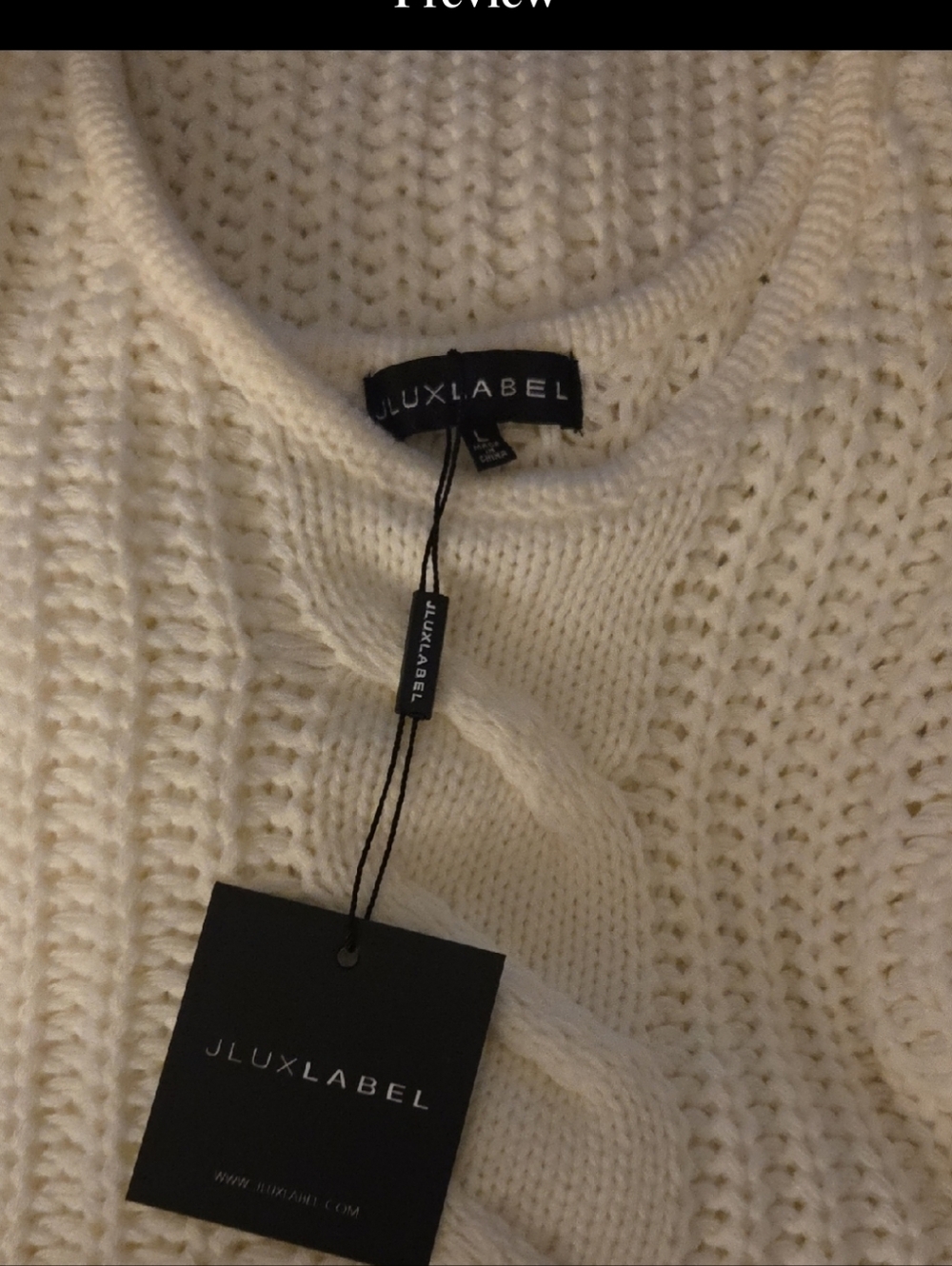 JLUXLABEL NWTs Ameri Cable Knit Dress - Picture 7 of 8